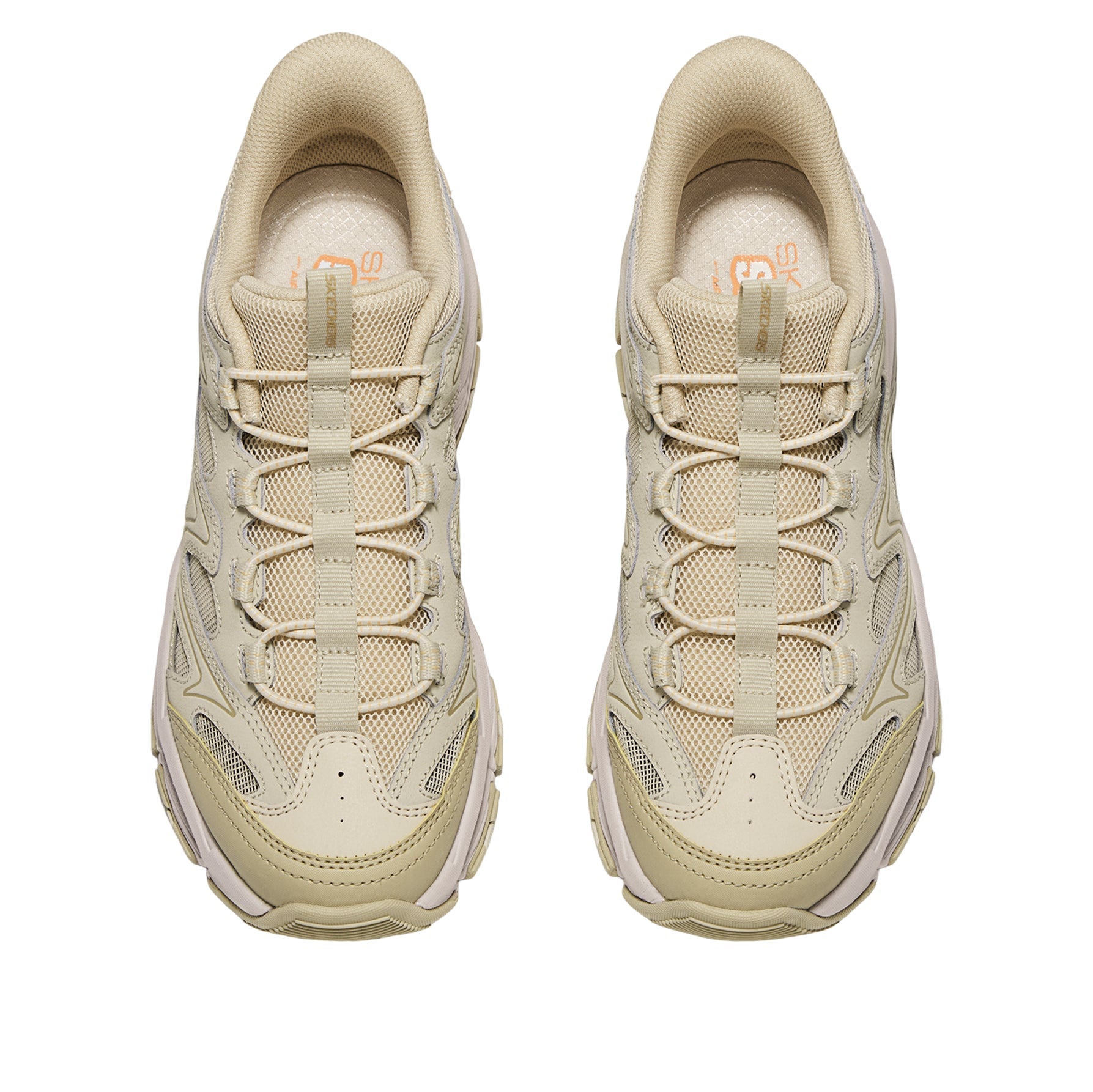 (WMNS) Skechers Sneakers 'Beige' 180346-NAT