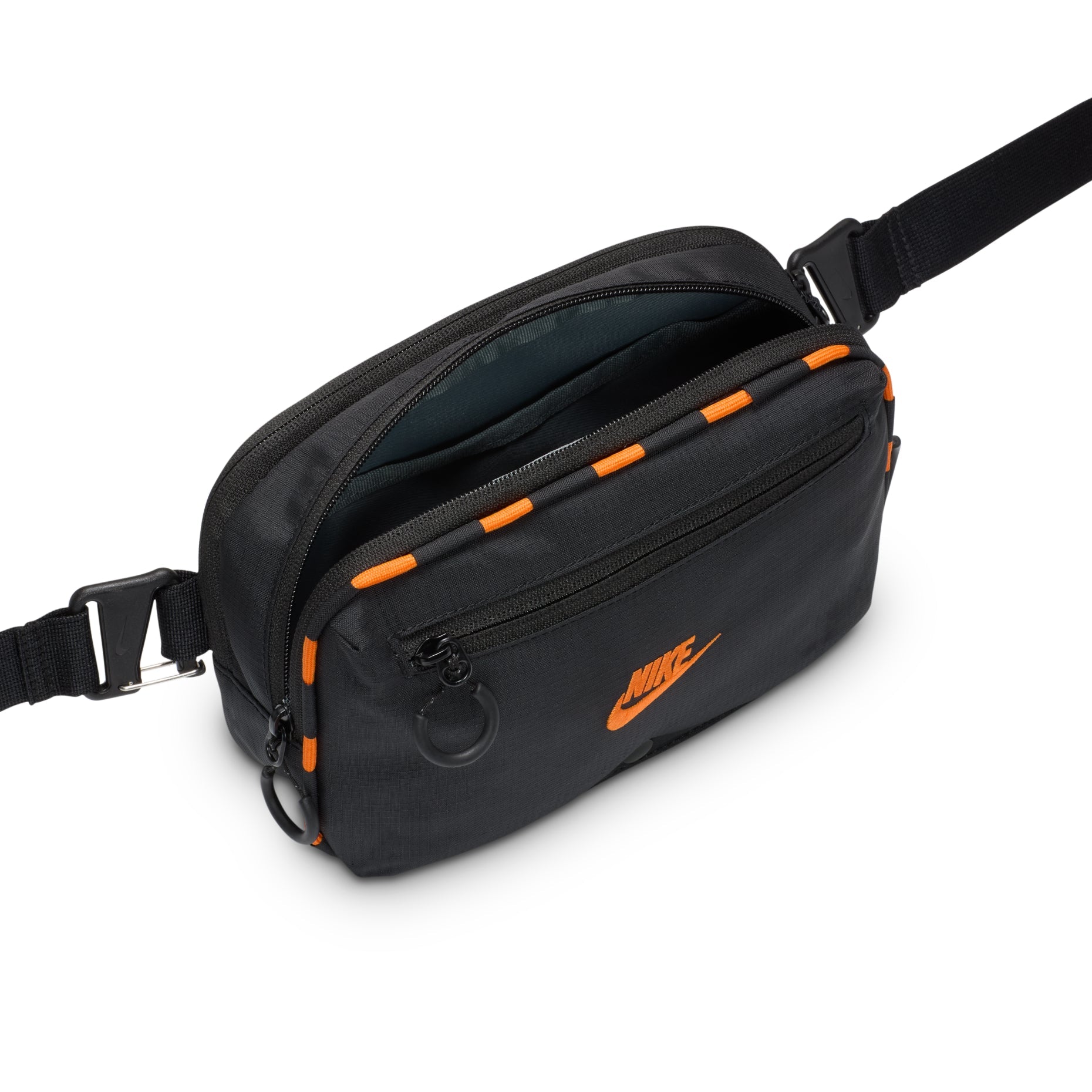 Nike 4L Hayward Patrol Crossbody Bag 'Black Safety Orange' HJ8229-010