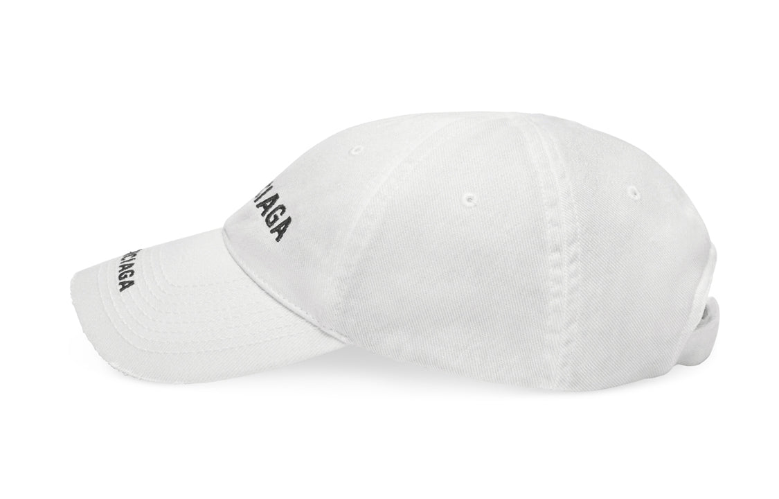 Balenciaga Double Logo Cap 'White' 744273415B39160