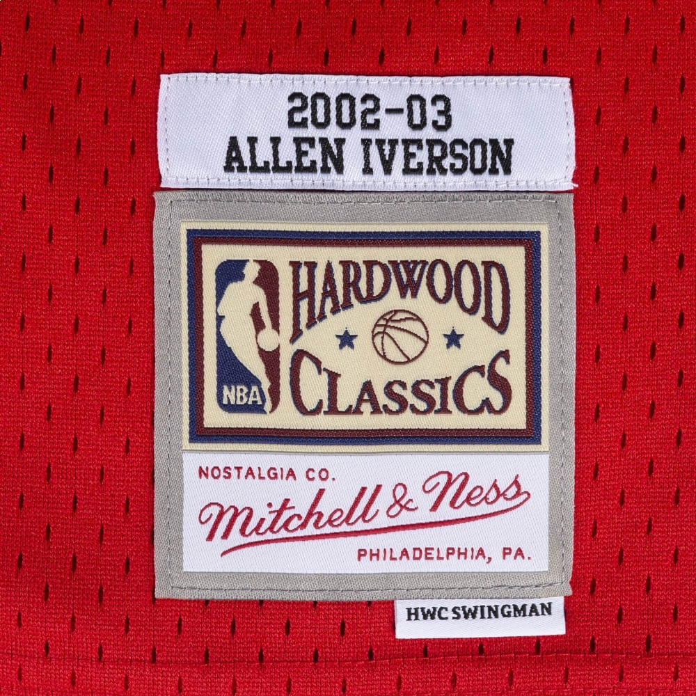 Mitchell & Ness x NBA Philadelphia 76ers2002-03 Swingman Jersey 'Allen Iverson' SMJYCP19066-P76RED102AIV