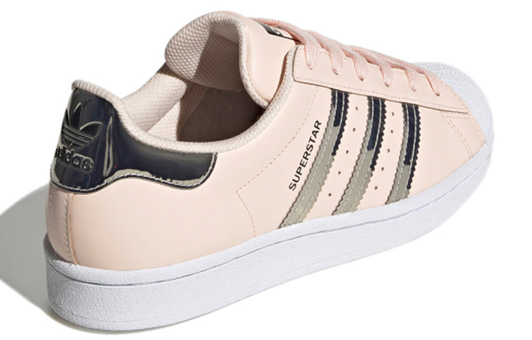 (WMNS) adidas Superstar 'Metallic 3 Stripes - Pink Tint' FW5014