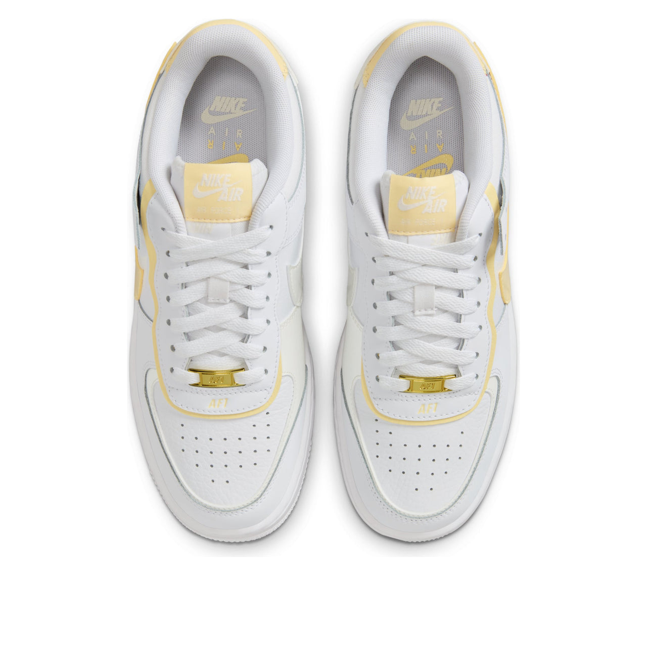 (WMNS) Nike Air Force 1 Shadow 'White Soft Yellow' CI0919-122
