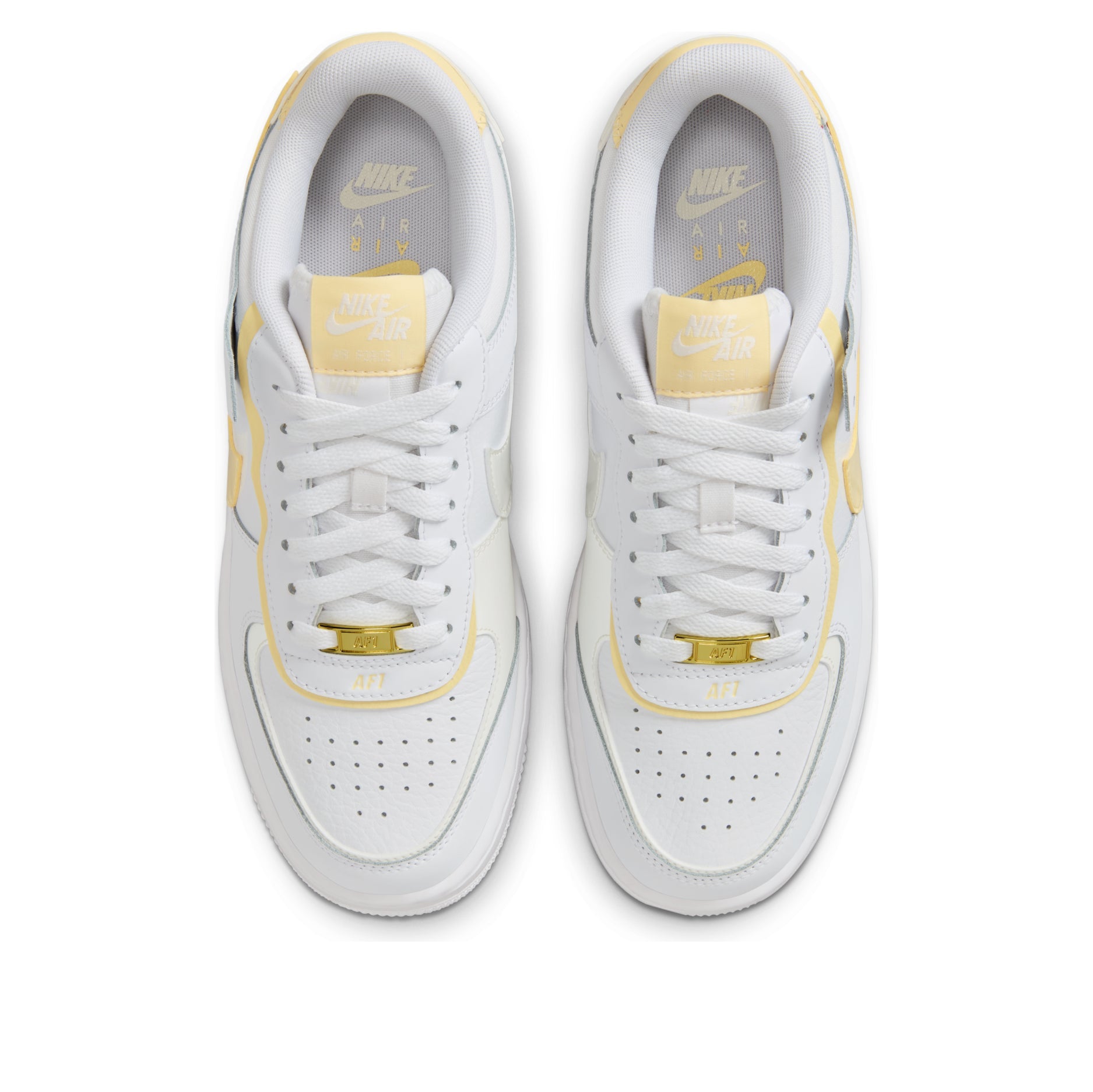 (WMNS) Nike Air Force 1 Shadow 'White Soft Yellow' CI0919-122
