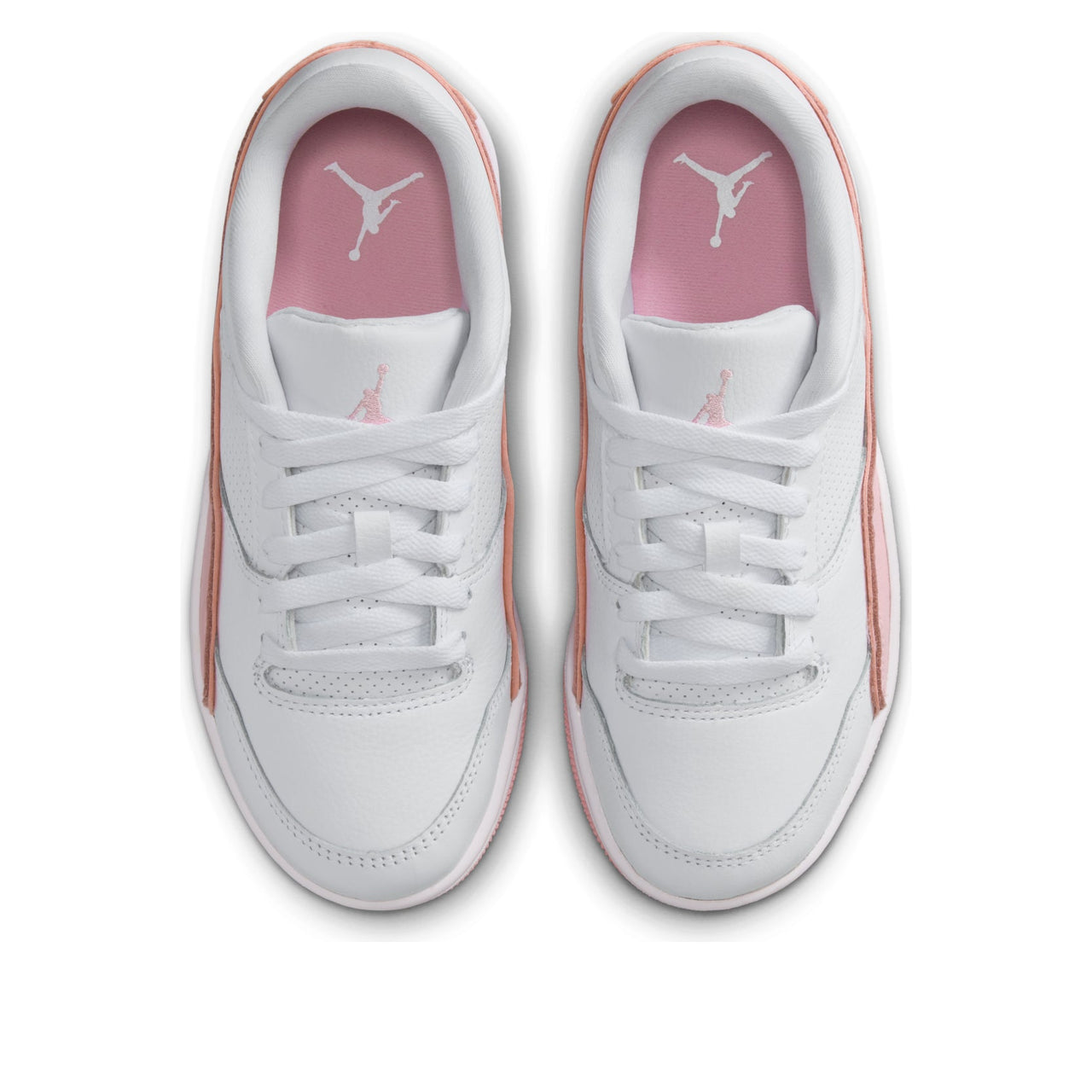 (GS) Air Jordan Flight Court 'White Medium Soft Pink' HF3333-161