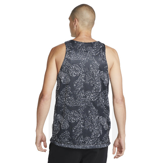 Nike Dri-FIT Standard Issue Reversible Basketball Jersey 'Black Grey' FB7056-010