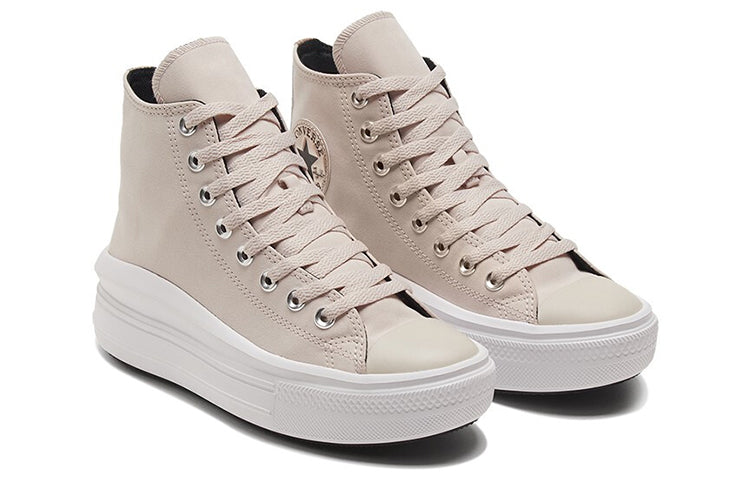 (WMNS) Converse Chuck Taylor All Star High Move 'Diamond Metal - Silt Red' 569545C