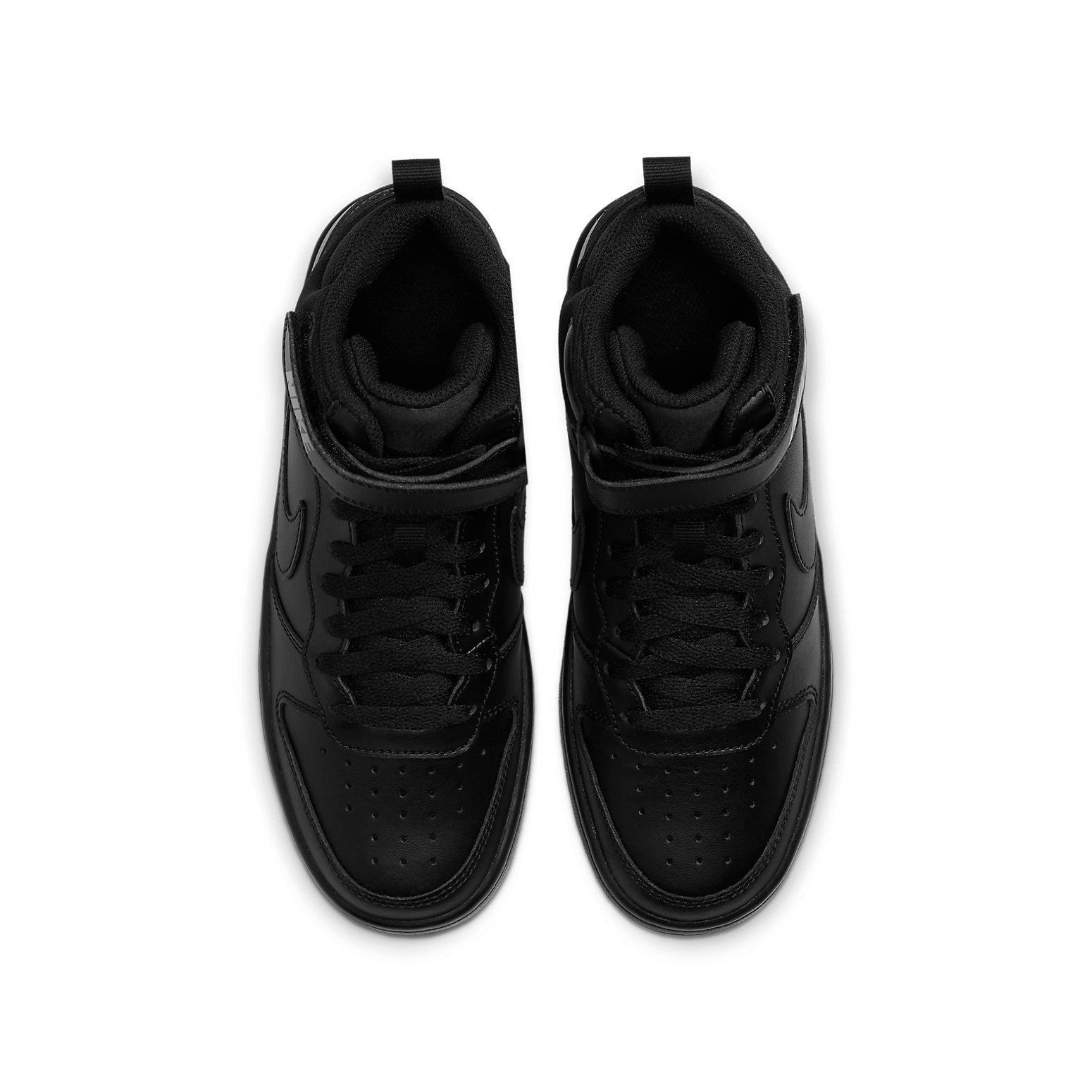(GS) Nike Court Borough Mid 2 'All Black' CD7782-001