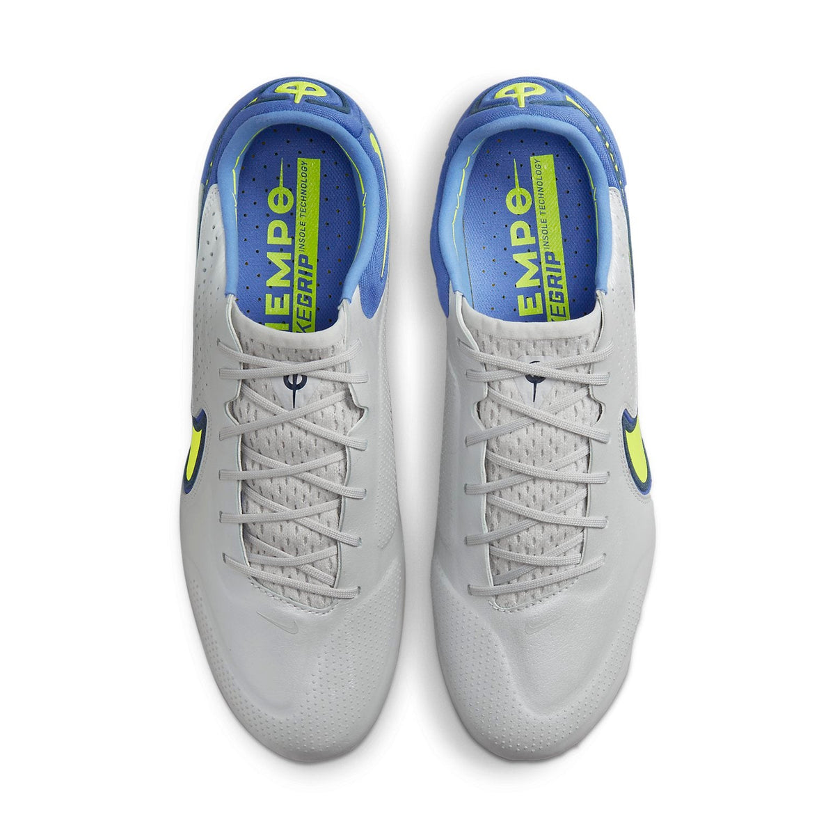 Nike Tiempo Legend 9 Elite SG Pro AC 'Gray Blue Yellow' DB0822-075