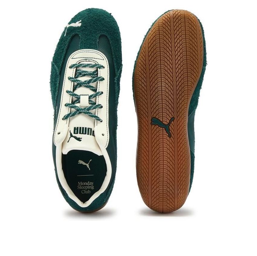 PUMA x Monday Sleeping Club Speedcat 'Green Terrain Warm White' 408845-01