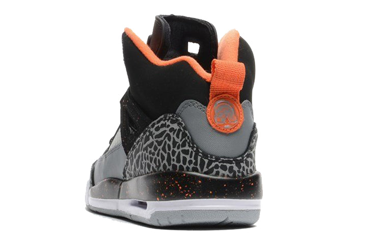 (GS) Air Jordan Spiz'ike 'Black Electric Orange' 317321-080
