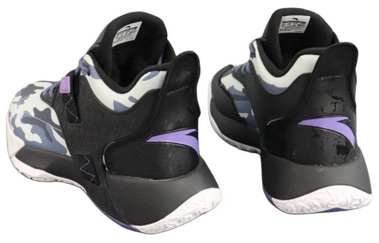 ANTA Basketball Series Sneakers Mid 'Black Grey Purple' 112241615-5