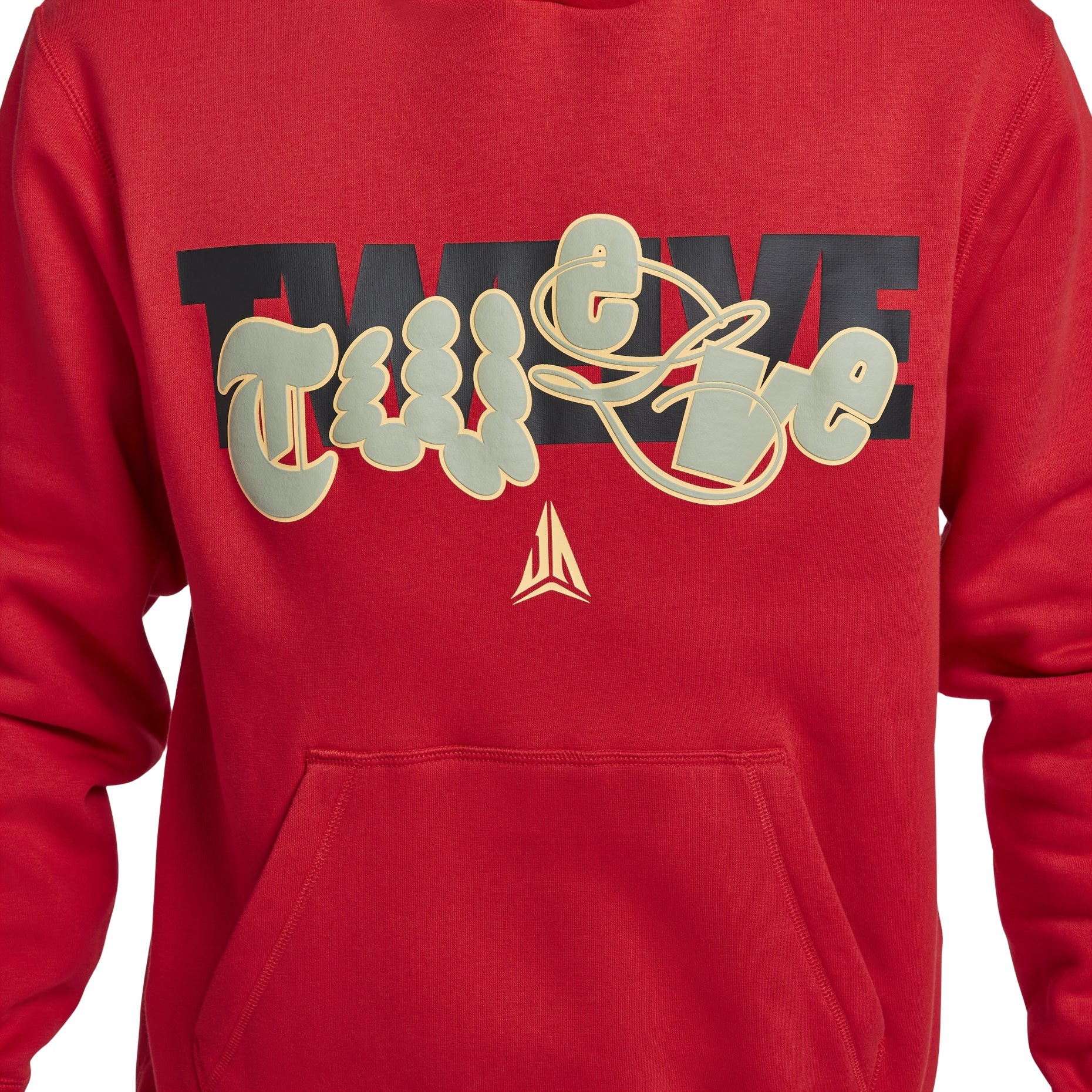 Nike Ja Club Fleece Basketball Hoodie Asia Sizing 'University Red Gold' FZ1039-657