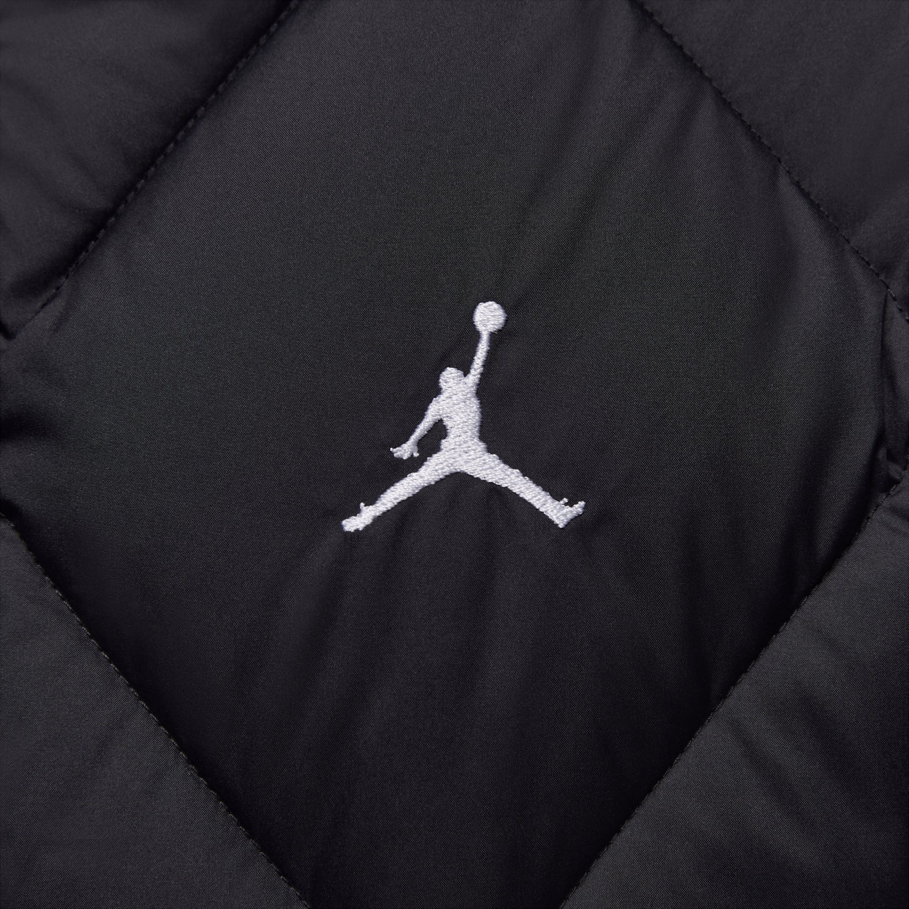 (WMNS) Air Jordan Brooklyn Quilted Puffer Jacket 'Black' HV0418-010