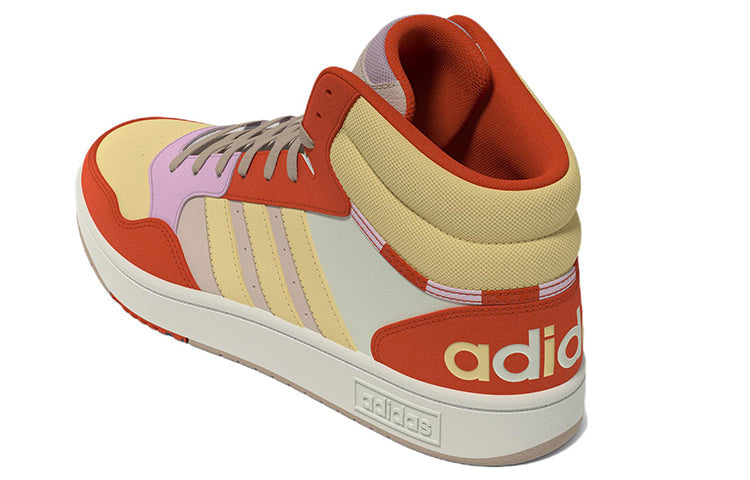 (WMNS) adidas Hoops 3.0 MID 'Orange Yellow' FZ6573