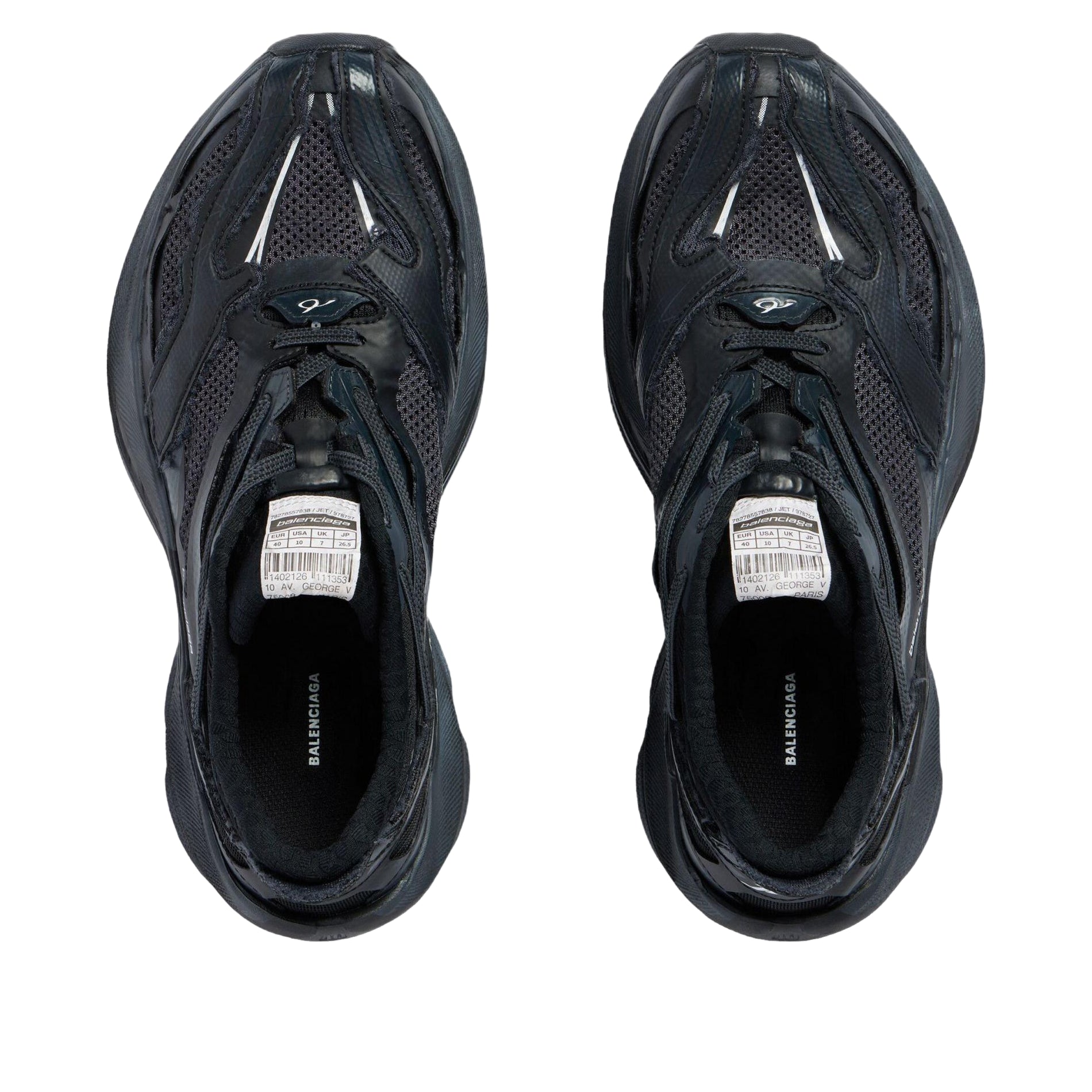 Balenciaga Jet Sneaker 'Black' 872642WMRTN1000