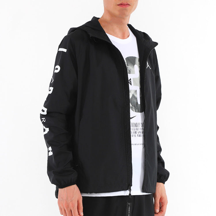 Air Jordan  Jacket JSW WINGS GFX Windbreaker 'Black' 939969-010