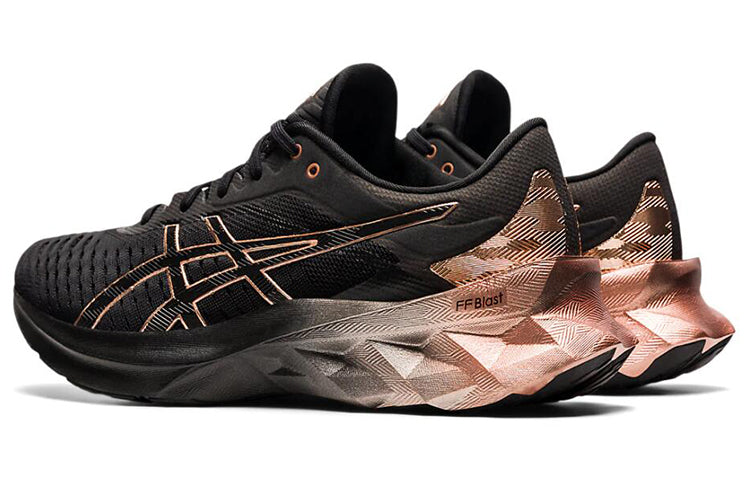 (WMNS) ASICS Novablast 'Black Rose Gold' 1012B014-001
