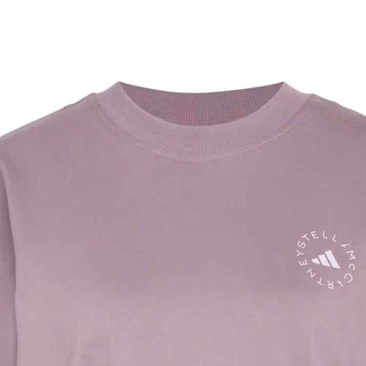 (WMNS) adidas x Stella McCartney Loose T-Shirt Asia Sizing 'Legacy Purple' KC8824