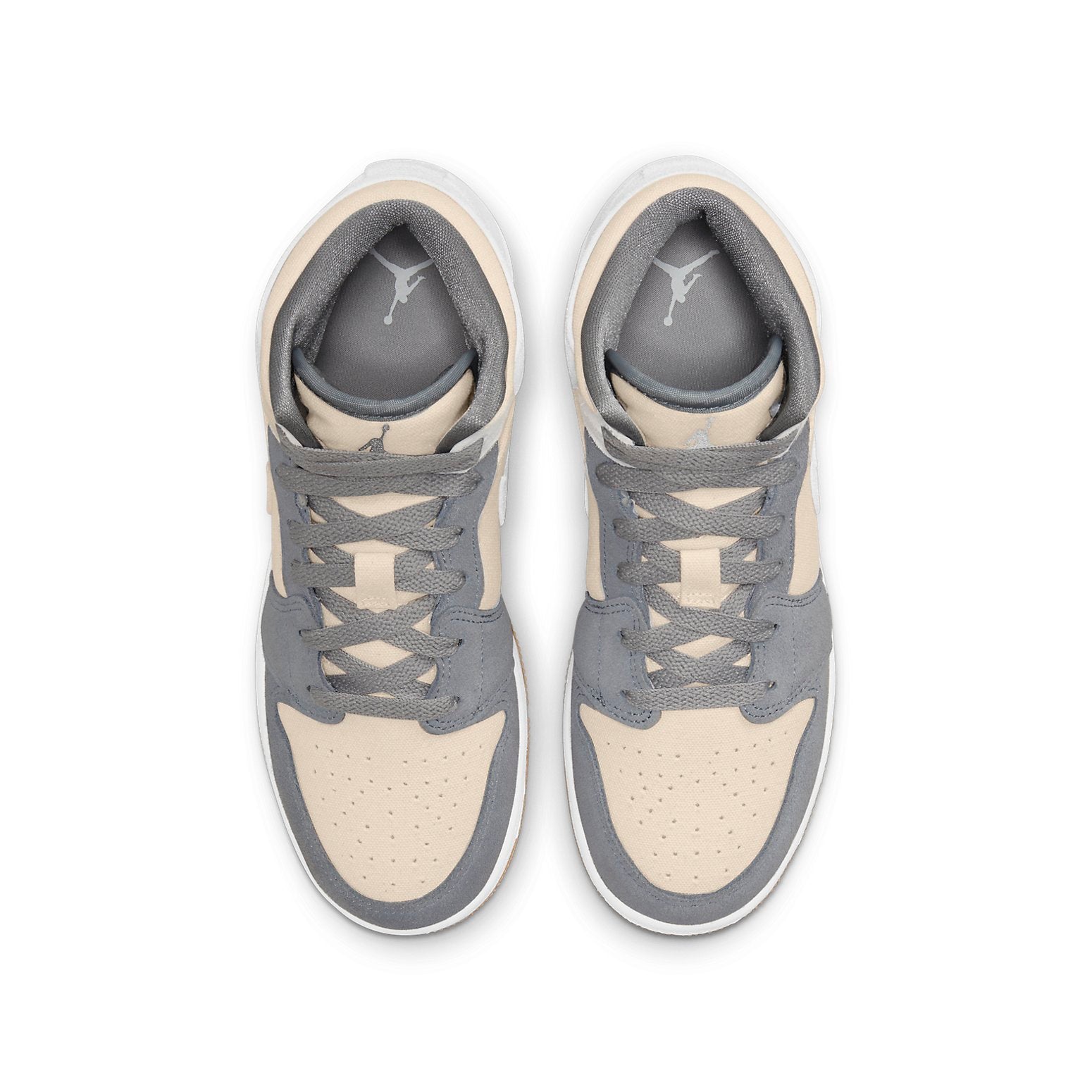(GS) Air Jordan 1 Mid SE 'Coconut Milk Particle Grey' DN4346-100