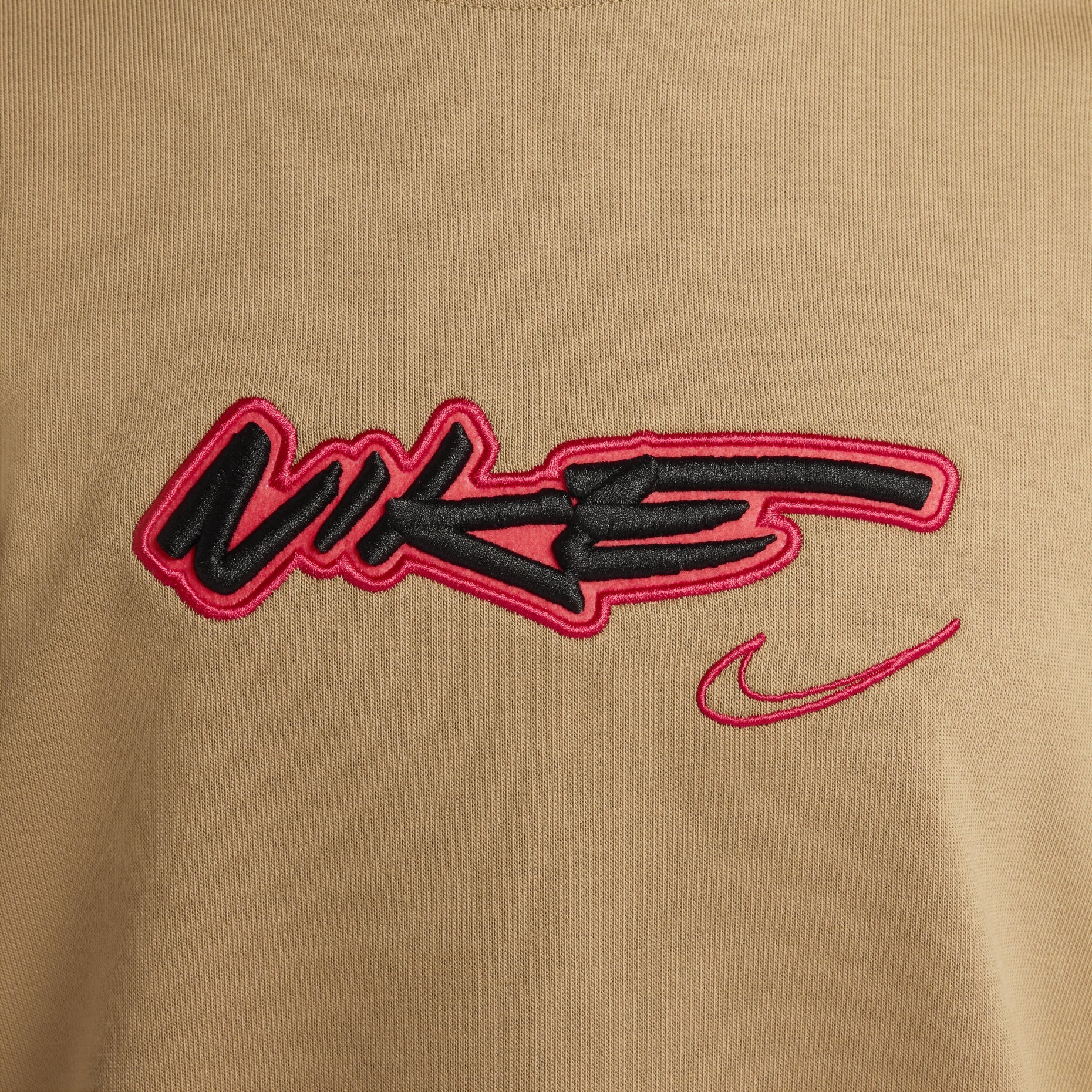 (WMNS) Nike Sportswear Breaking Loose French Terry Sweatshirt Asia Sizing 'Dark Driftwood' FZ0257-224