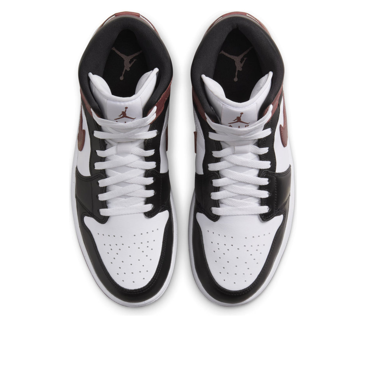 Air Jordan 1 Mid 'White Red Black' HF3216-102