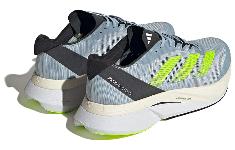 adidas Adizero Boston 12 'Wonder Blue Lucid Lemon' ID4233