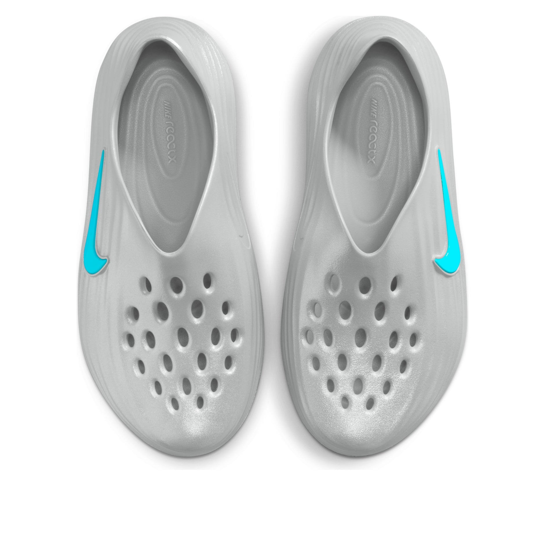 Nike ReactX Rejuven8 Sandals 'Metallic Silver Black' HV5060-006