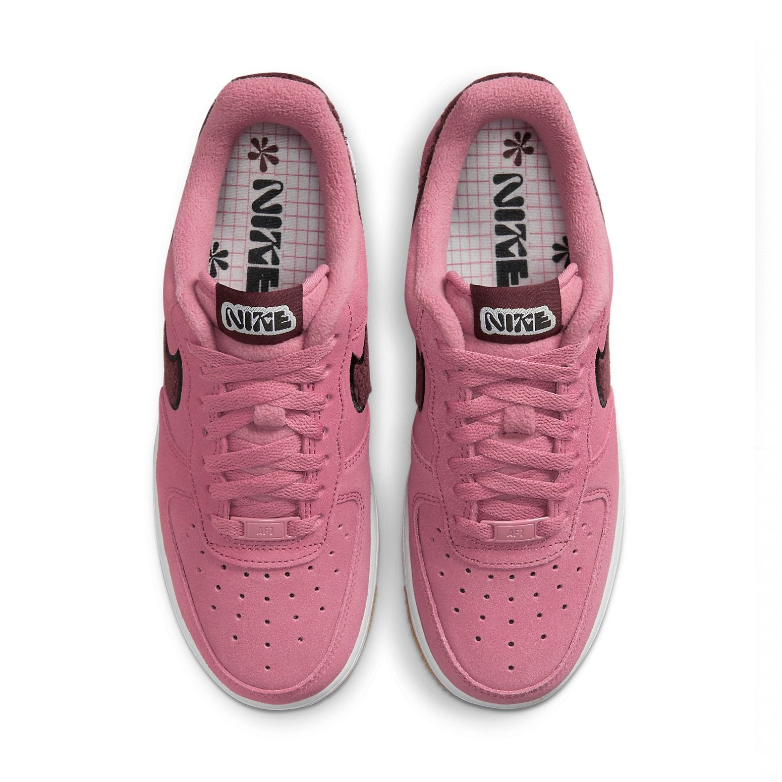 (WMNS) Nike Air Force 1 Low '07 SE 'Desert Berry Gum Fleece' DQ7583-600