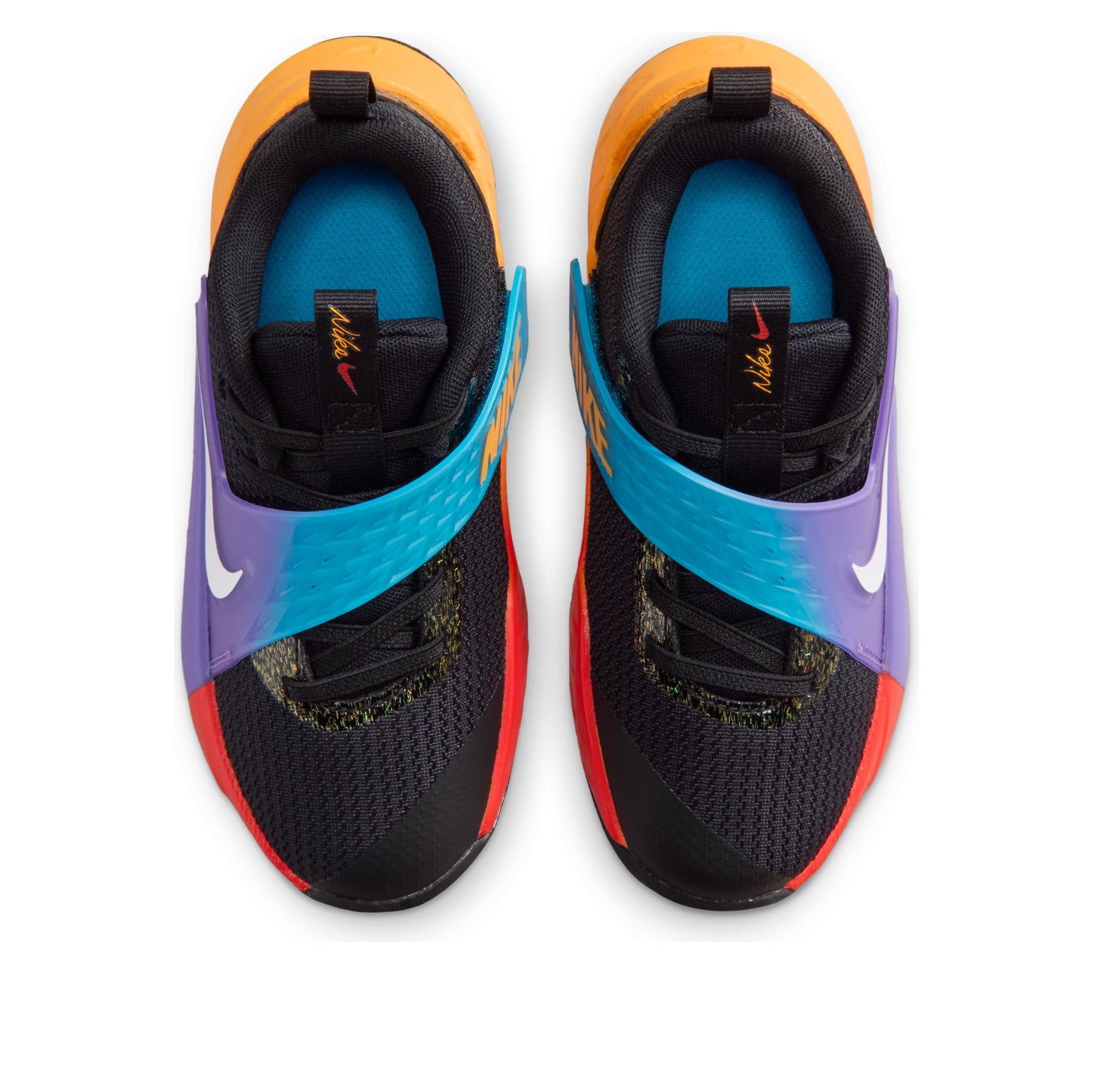 Nike Team Hustle D 12 'Black Laser Orange Action Grape' IO0283-001
