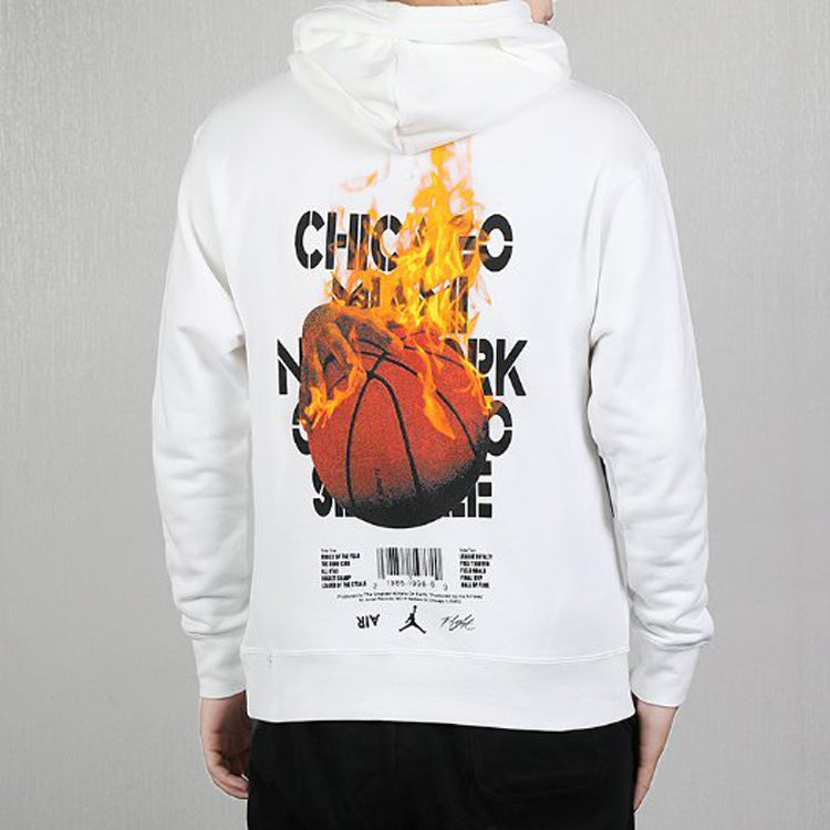 Air Jordan Legacy Basketball hooded Pullover White CJ9093-100