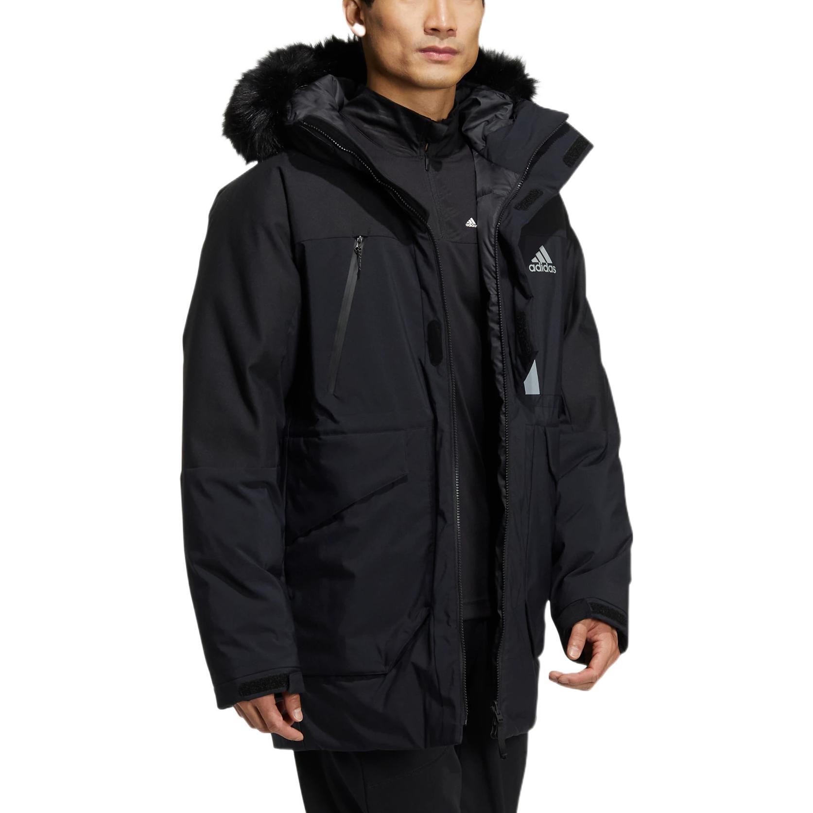 adidas Fur Hood Dwn Pk Logo HR5232