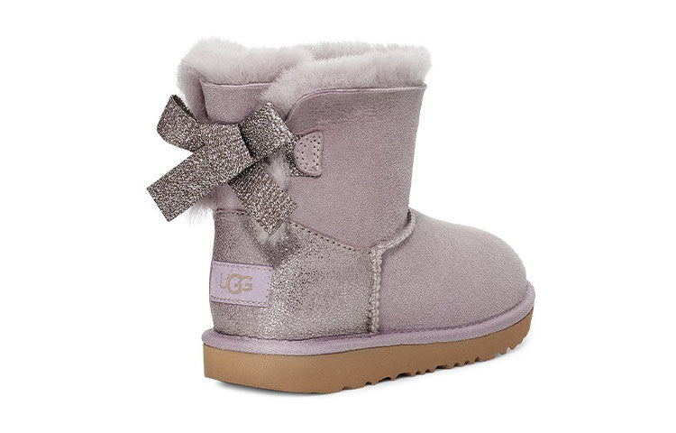 UGG Mini Bailey Bow Glitz 'Pink Purple' 1123617K-SHAD