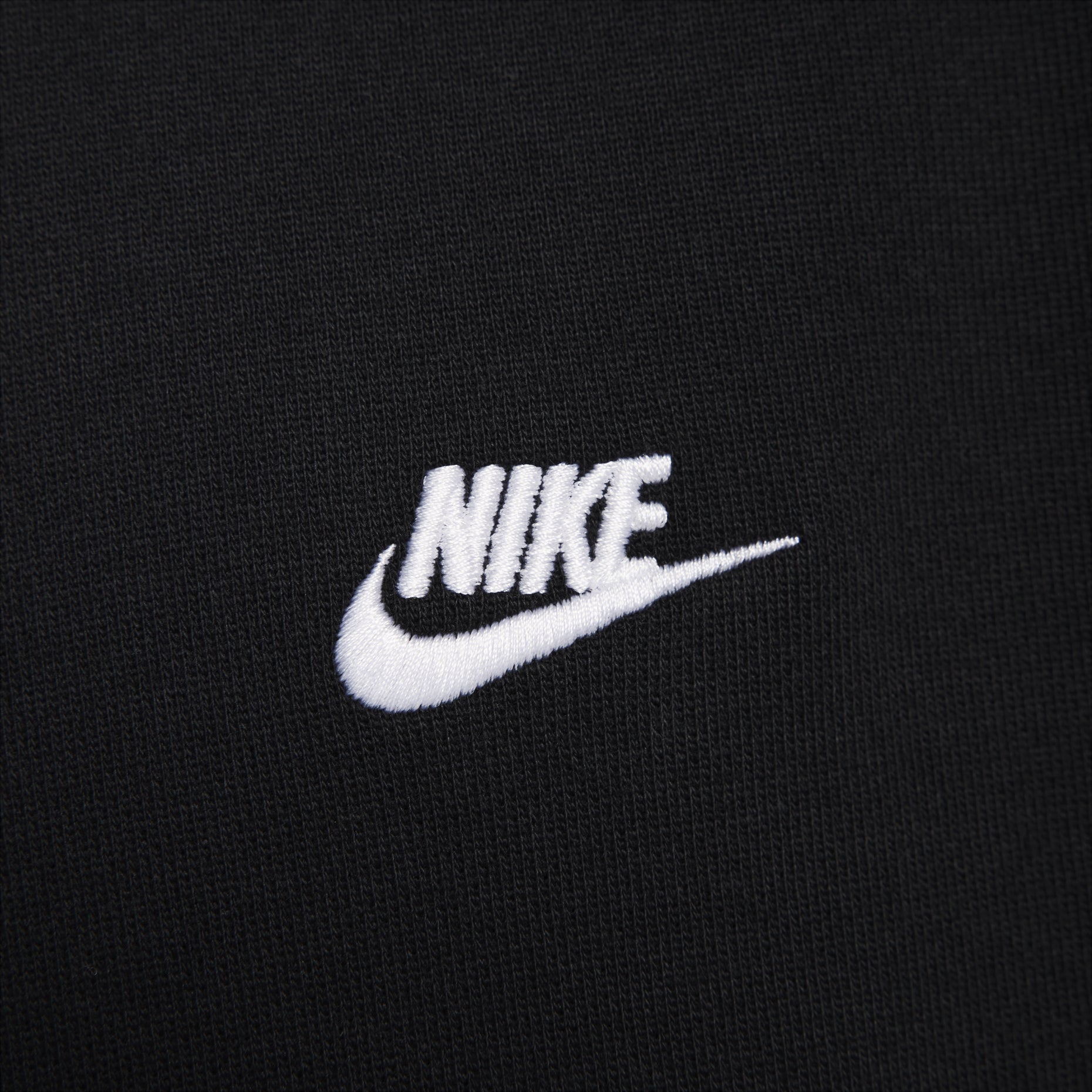 Nike Club Fleece Oversized French Terry French Terry Pullover Hoodie Asia Sizing 'Black' HJ1817-010
