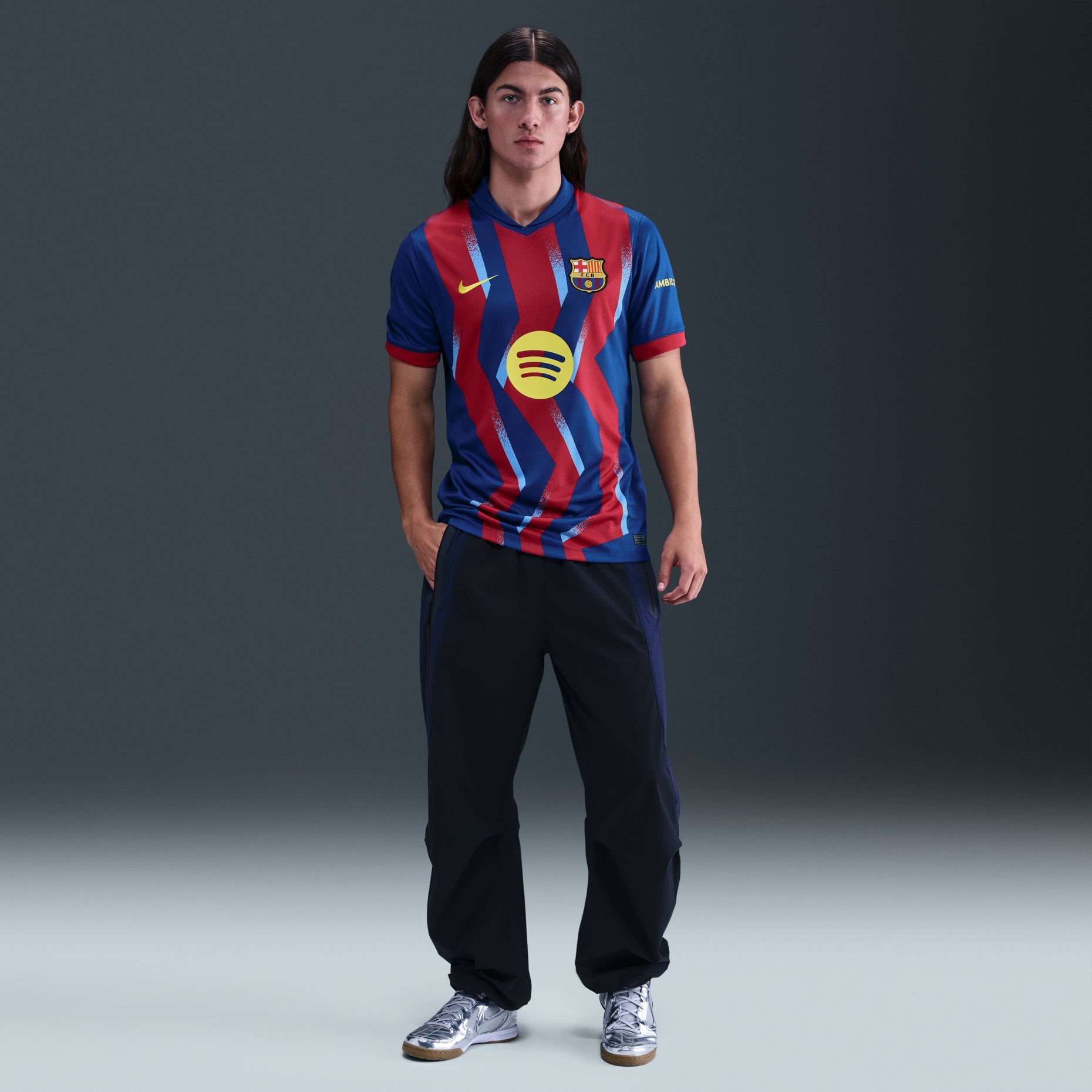 Nike FC Barcelona 2025/26 Stadium Fourth Dri-FIT Fan Edition Soccer Jersey FZ1304-432