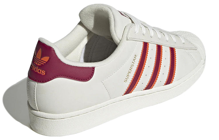 adidas originals Superstar 'White Red Orange' HQ8867