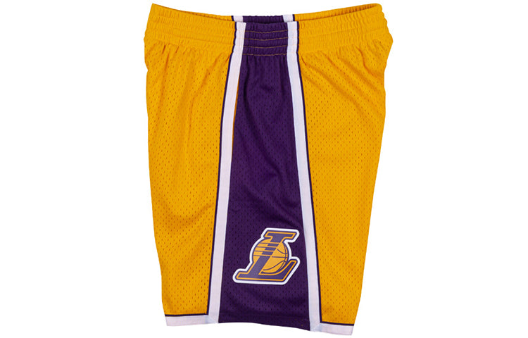 Mitchell & Ness NBA Swingman Shorts Los Angeles Lakers 2009-10 'Yellow Purple' SMSHCP19075-LALLGPR09