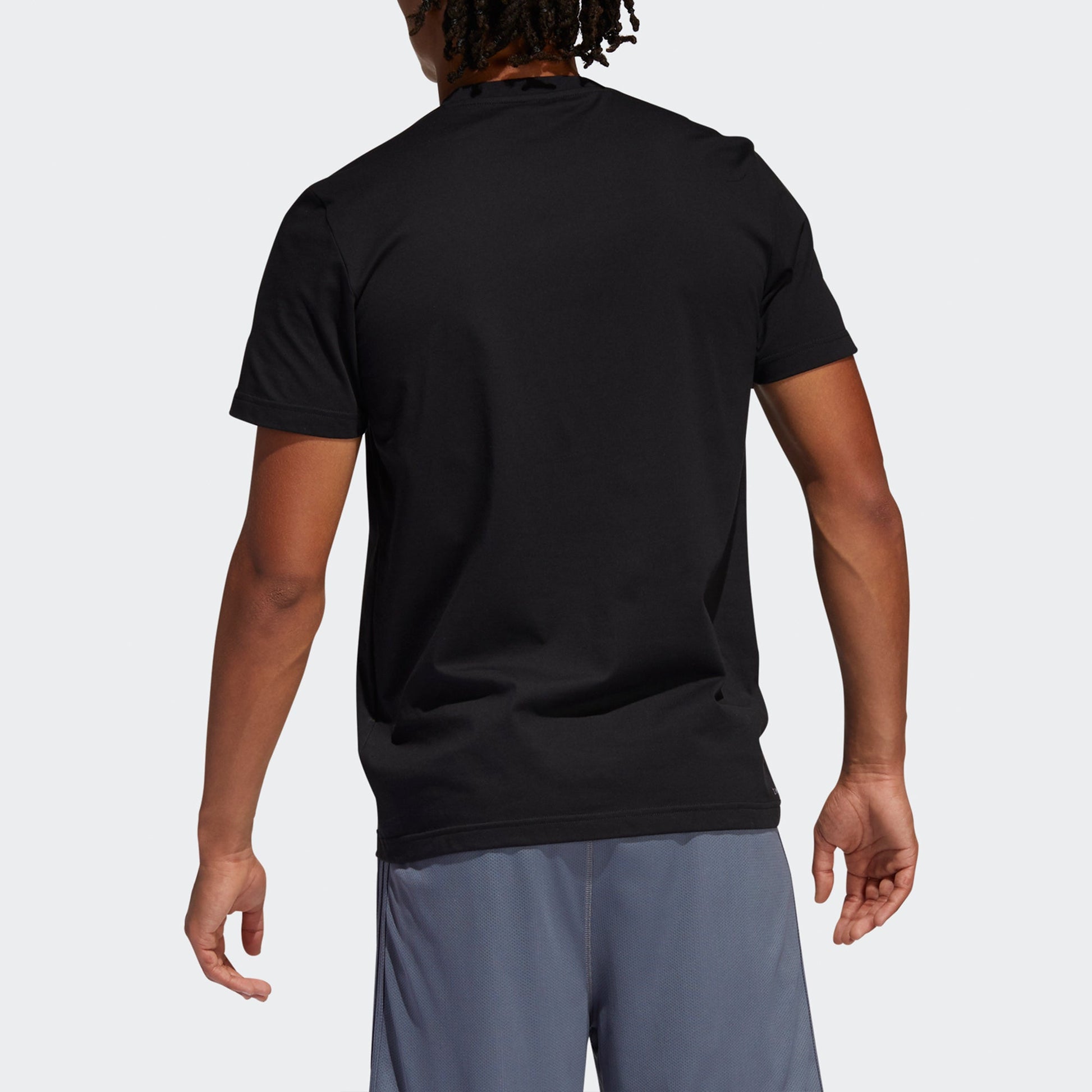 adidas Batw Bos Basketball Sports Logo Printing Short Sleeve Black DX6891