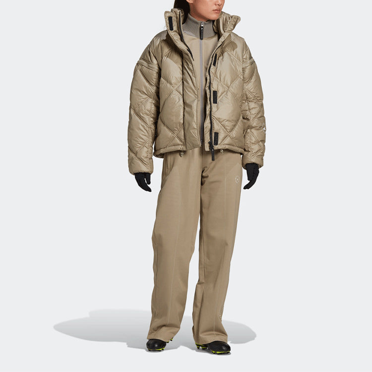 (WMNS) adidas Smc Logo Sports Jacket Light Brown GL7384