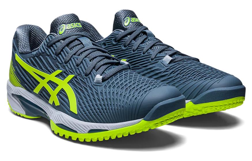 ASICS Solution Speed FF 2 'Steel Blue Neon Green' 1041A188-402