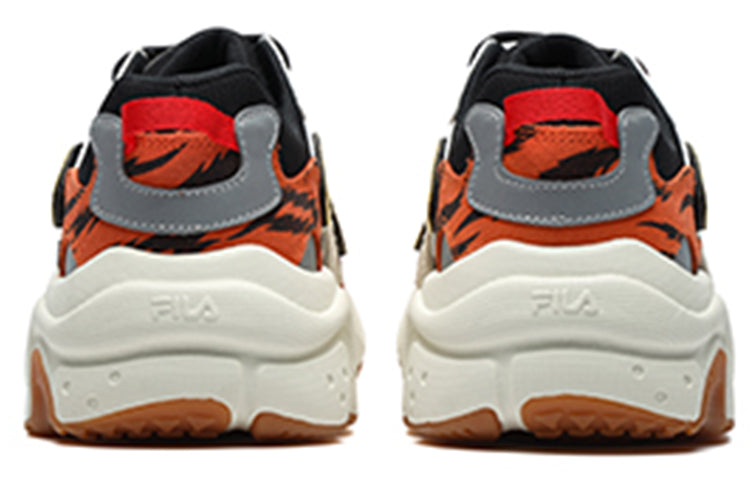 (WMNS) FILA FUSION Raccoon CNY Shoes 'White Orange' T12W217316FBG