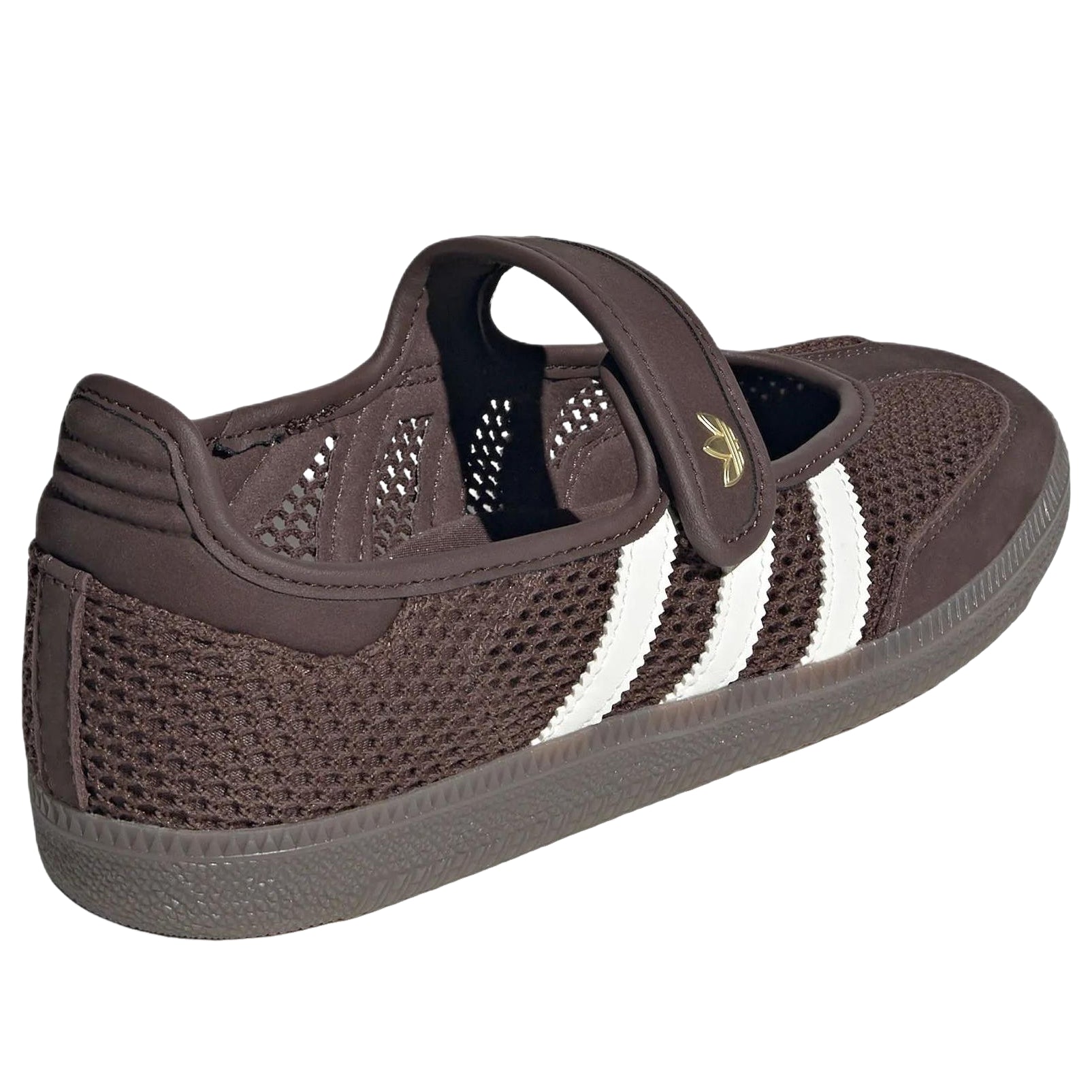 (WMNS) adidas Samba Jane 'Brown Off White Gold Metallic' LA6829