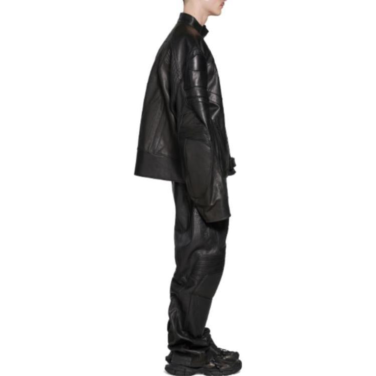 Balenciaga Biker Jacket Oversized 'Black' 744983TOS141000