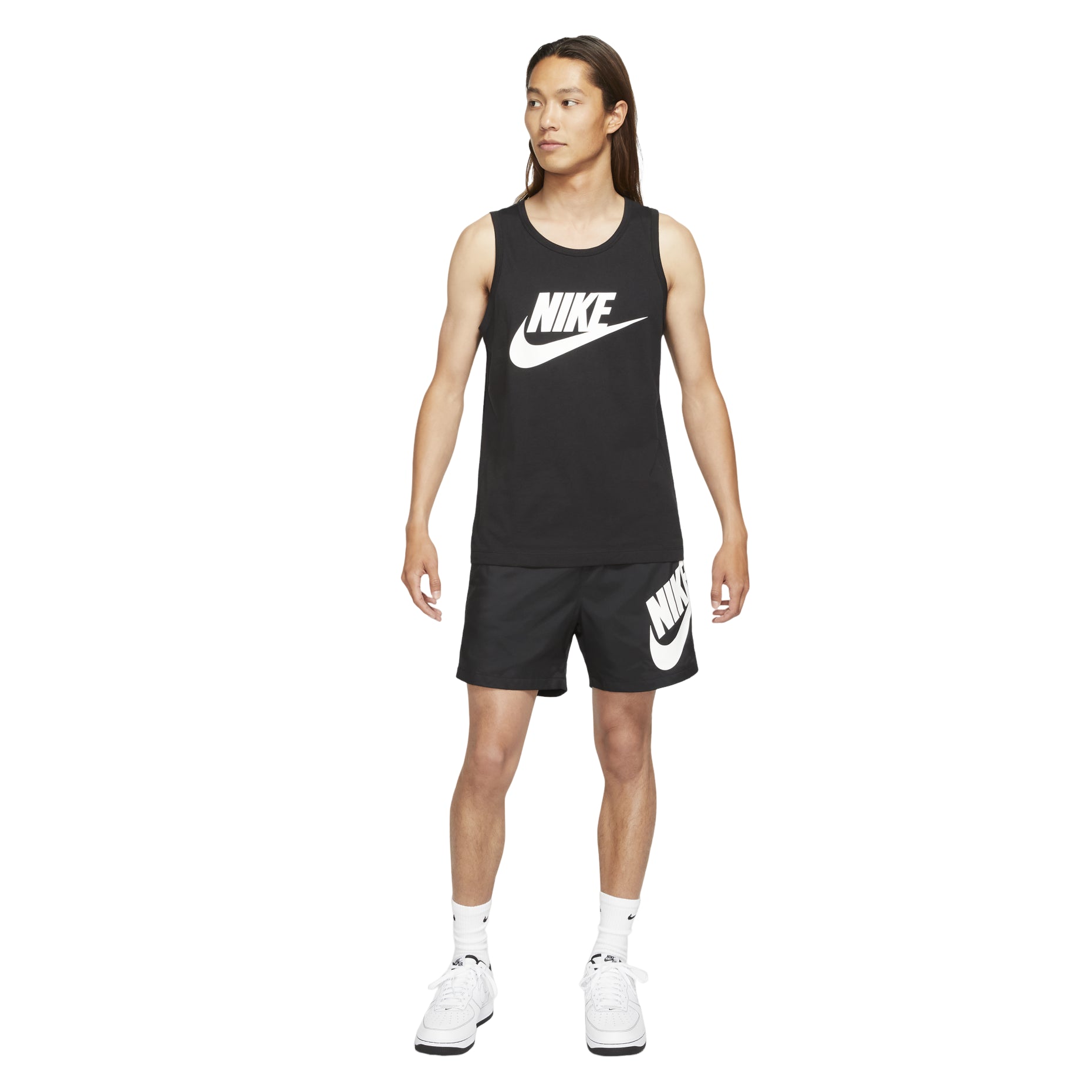 Nike AS Nike Sportswear TANK ICON FUTURA 'Black White' AR4992-013