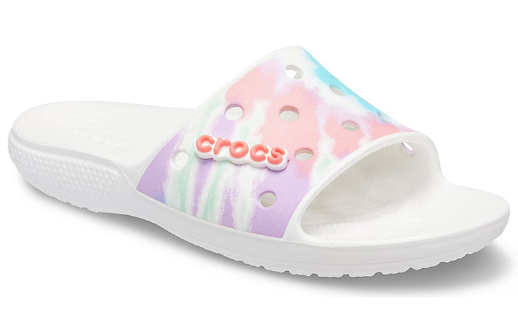 Crocs Classic Tie Dye Pattern Slippers Multi-Color 206520-6SN