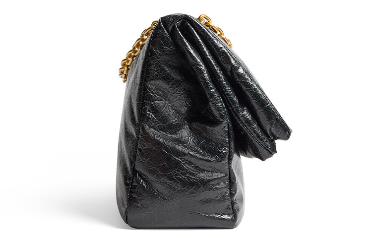 (WMNS) Balenciaga Monaco Medium Chain Bag 'Black' 7659452AAR81000