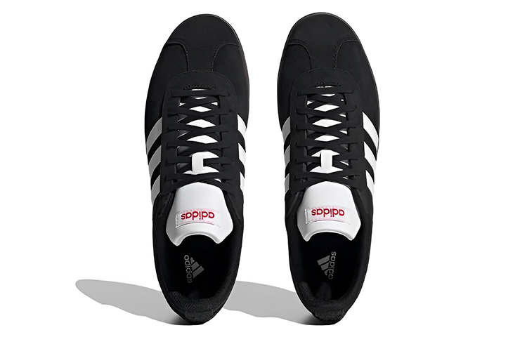 adidas VL Court Lifestyle Skate Shoes 'Black White Gum' HQ1801