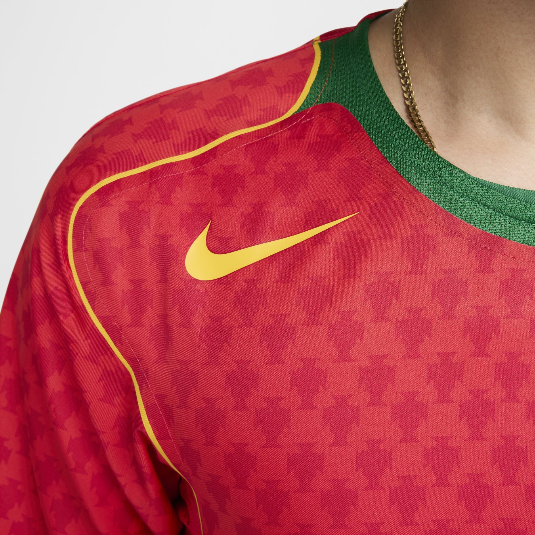 Nike Portugal 2004 Reissue Replica Jersey 'Sport Red Green Yellow' HF6851-614