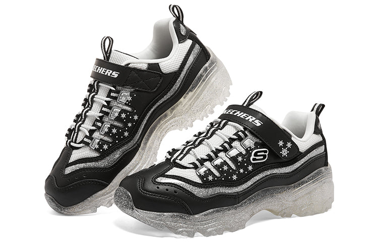 (GS) Skechers D'lites 1.0 Sneakers 'Black' 319042L-BKW