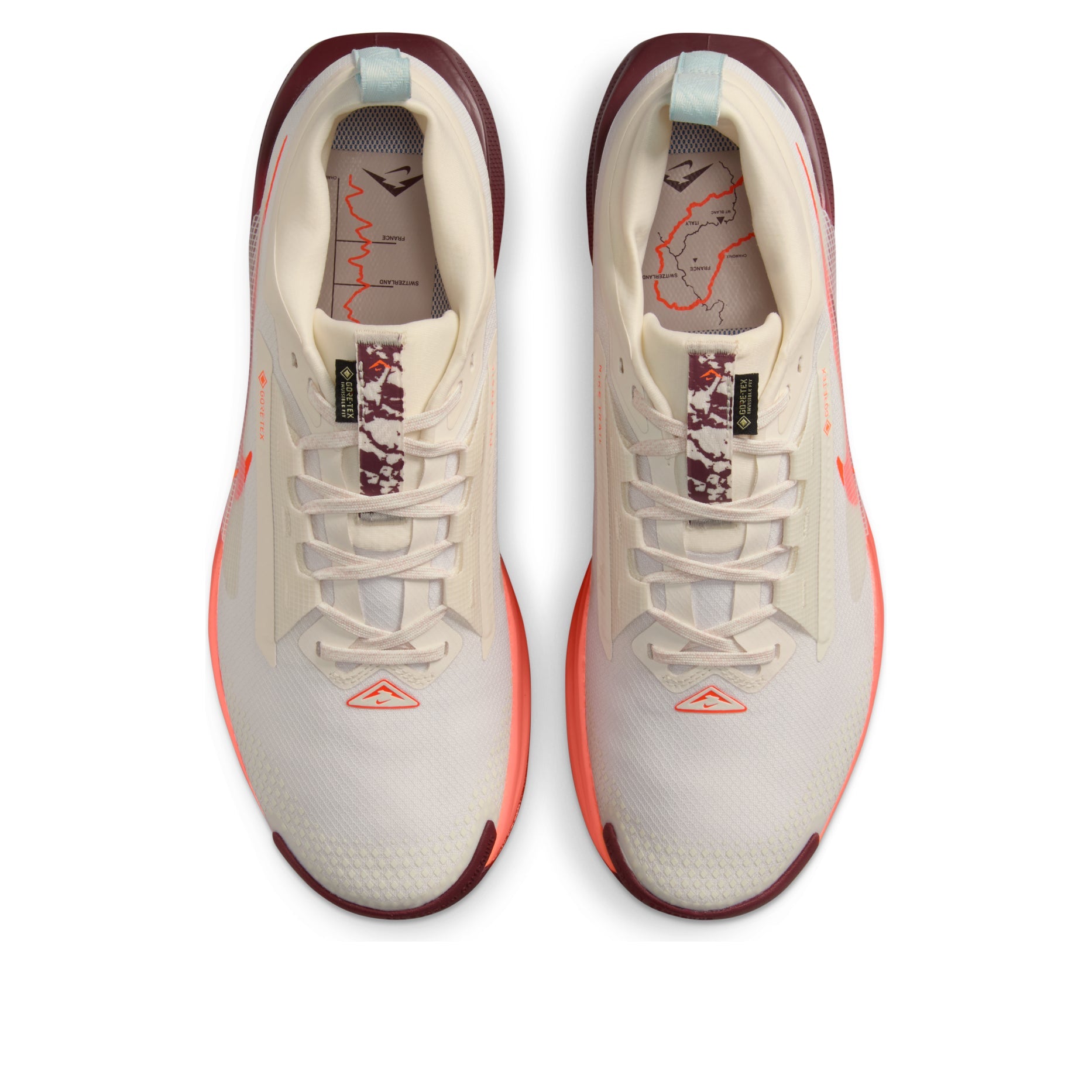 Nike React Pegasus Trail 5 Gore-Tex 'Sail Glacier Blue Dark Team Red Hyper Crimson' FQ0908-104