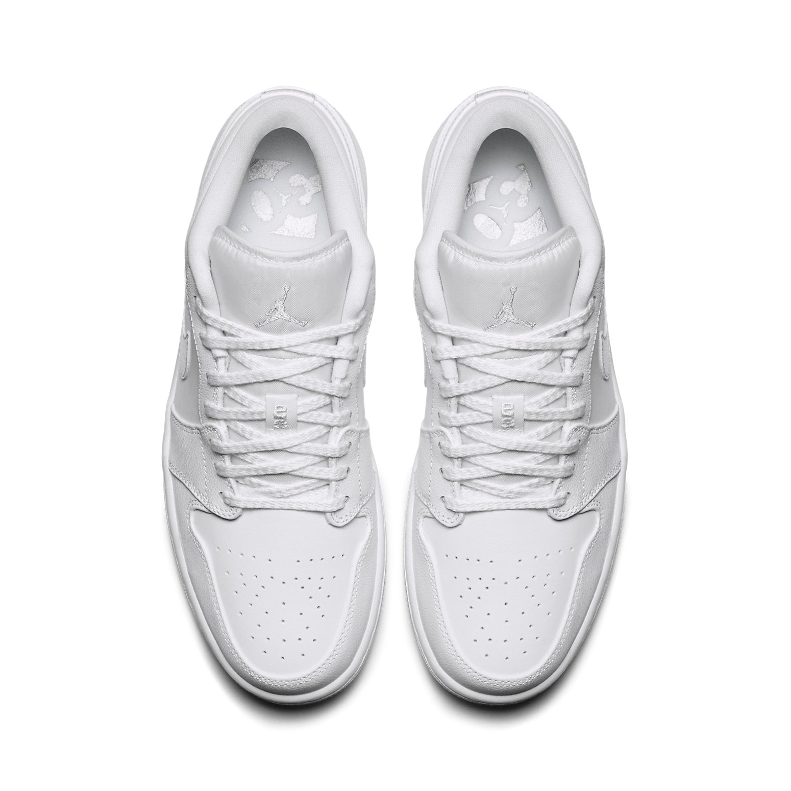 Air Jordan 1 Retro Low 'White Metallic Silver' 553558-105